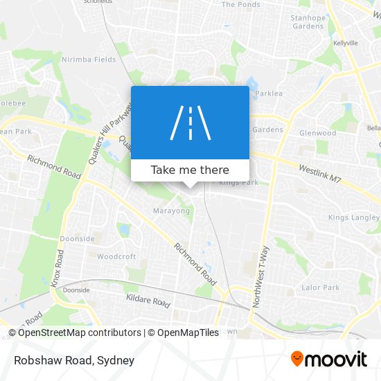 Mapa Robshaw Road