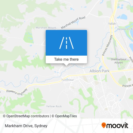 Markham Drive map