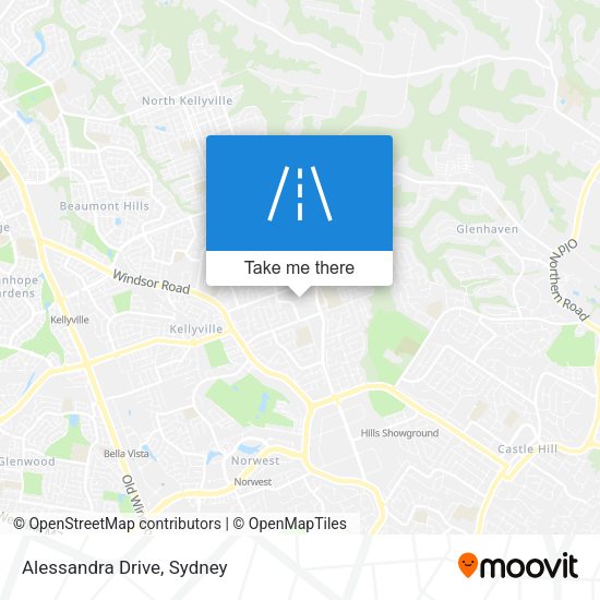 Alessandra Drive map