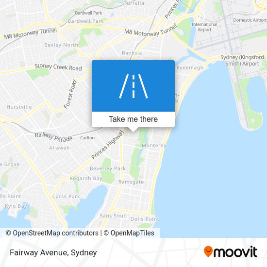 Fairway Avenue map