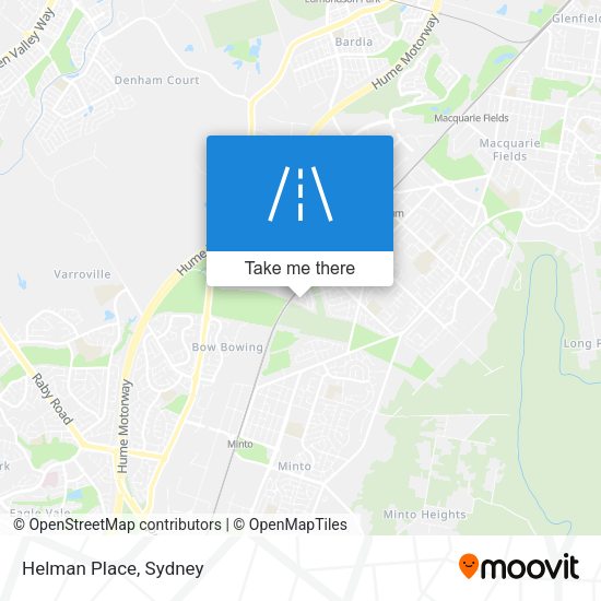Helman Place map