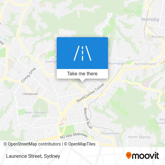 Laurence Street map