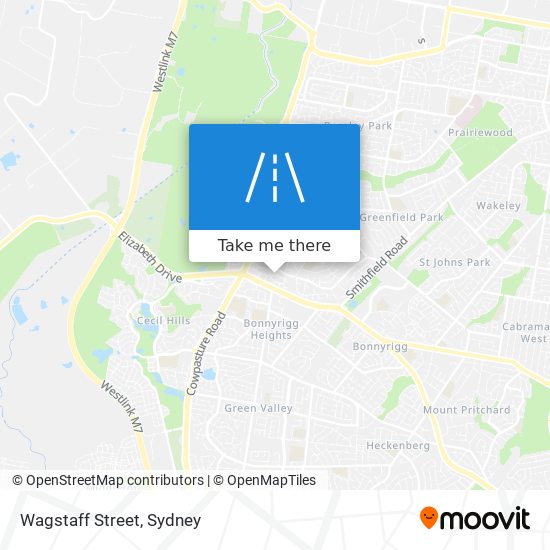 Mapa Wagstaff Street