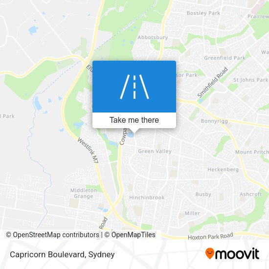 Capricorn Boulevard map