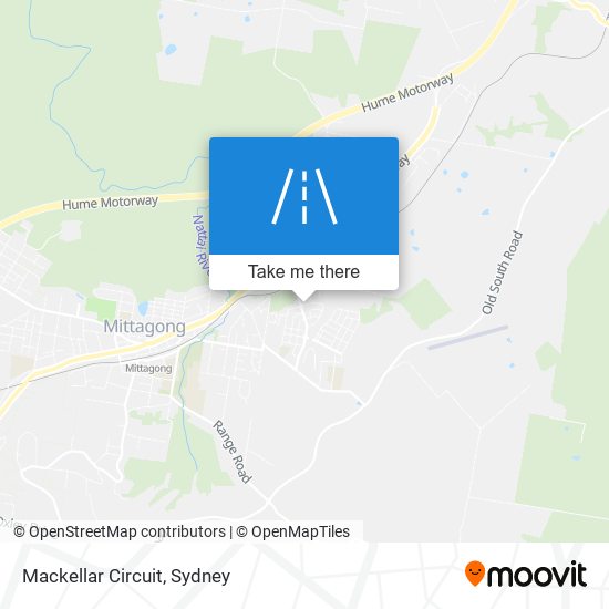 Mackellar Circuit map