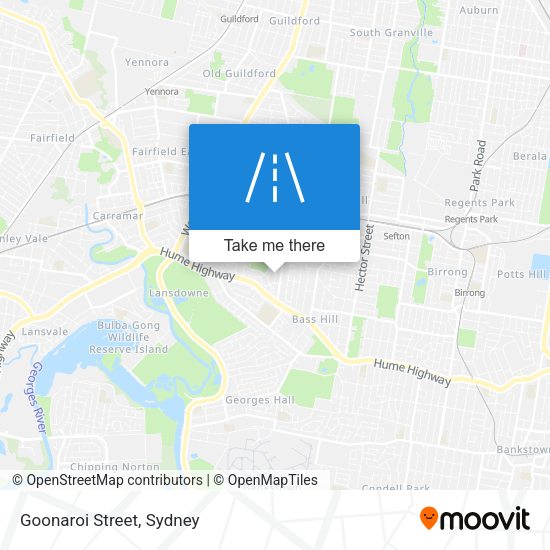 Goonaroi Street map
