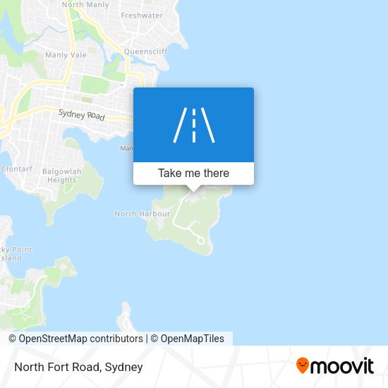 North Fort Road map