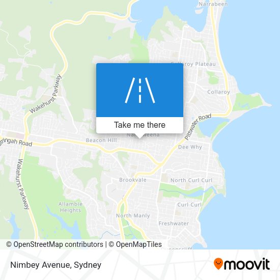 Nimbey Avenue map