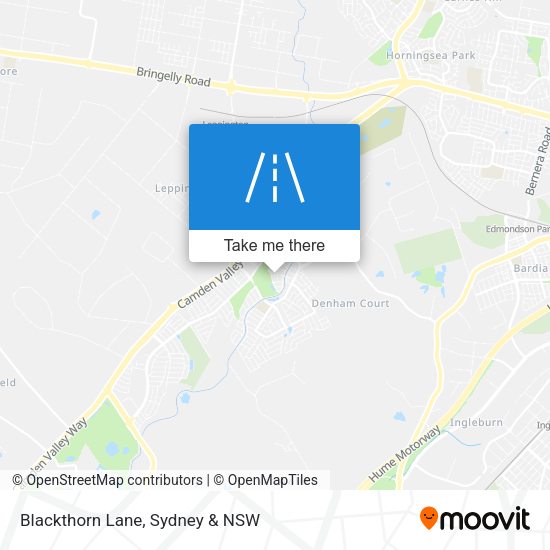 Blackthorn Lane map