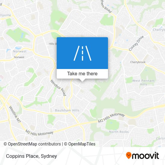 Coppins Place map