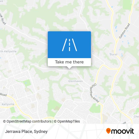 Jerrawa Place map
