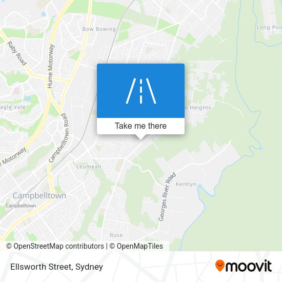 Ellsworth Street map