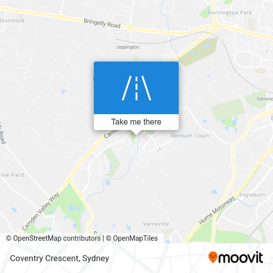 Coventry Crescent map