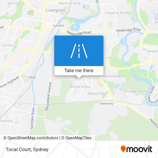 Tocal Court map