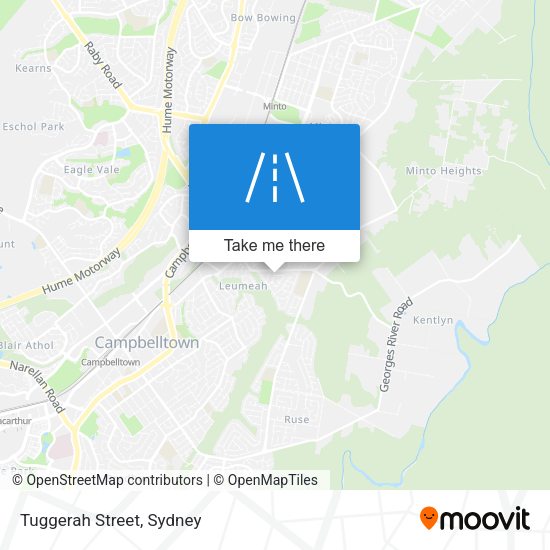 Tuggerah Street map