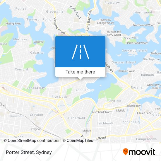Potter Street map