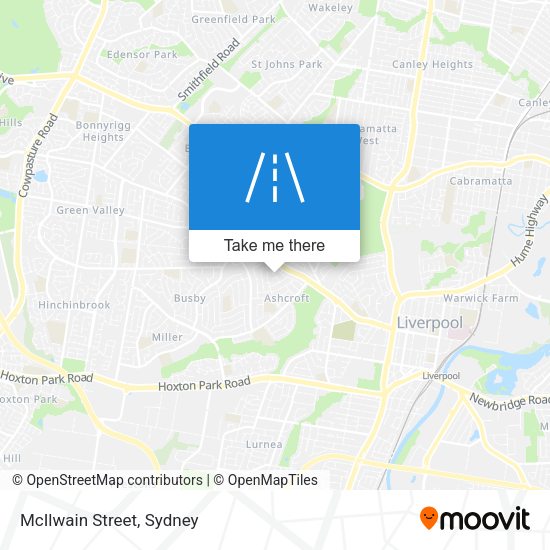 McIlwain Street map