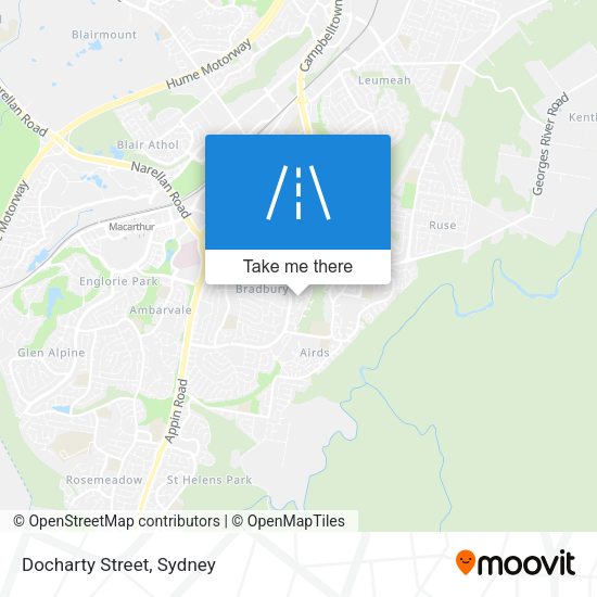 Docharty Street map