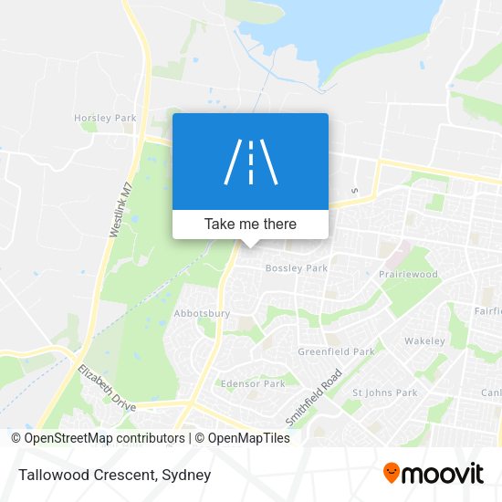 Tallowood Crescent map