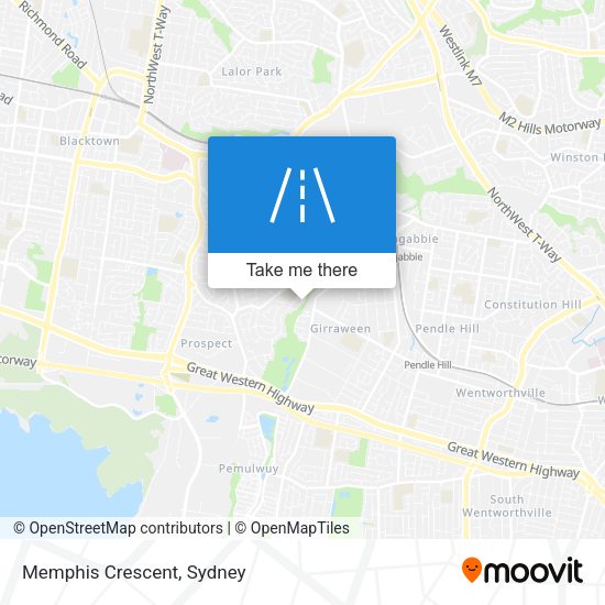 Memphis Crescent map