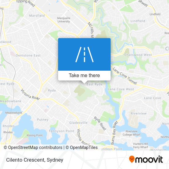 Cilento Crescent map