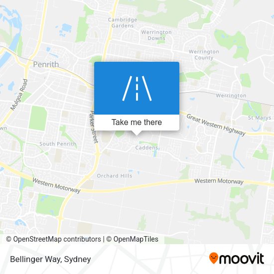 Bellinger Way map
