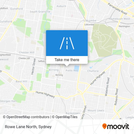 Rowe Lane North map