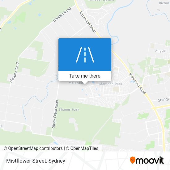 Mistflower Street map