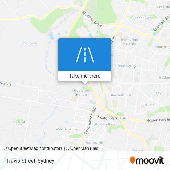 Travis Street map