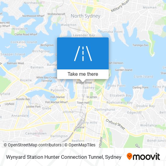 Wynyard Station Hunter Connection Tunnel map