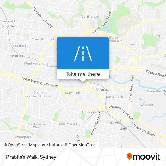 Prabha’s Walk map