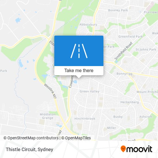 Mapa Thistle Circuit