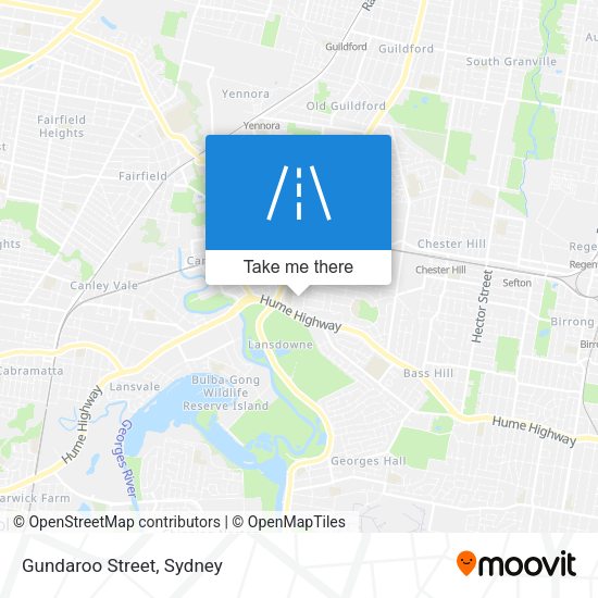Gundaroo Street map