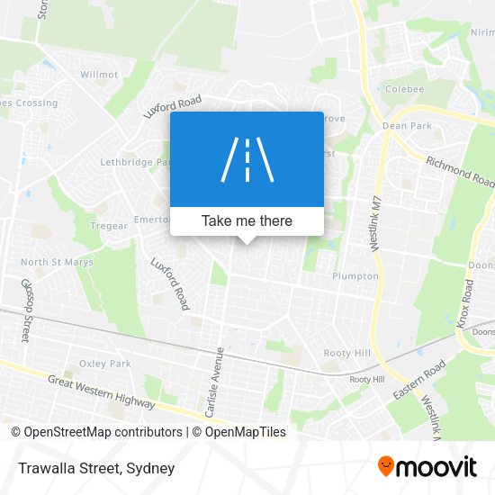 Trawalla Street map