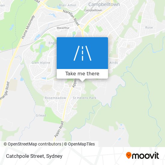 Catchpole Street map