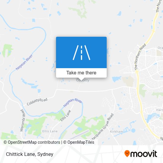 Chittick Lane map