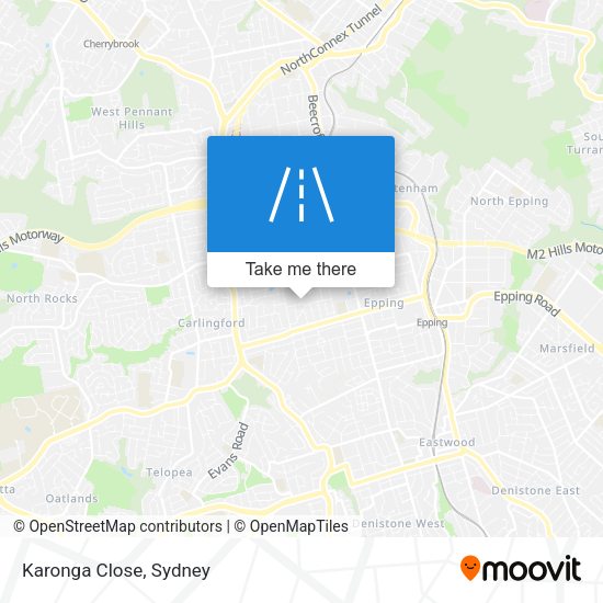 Karonga Close map