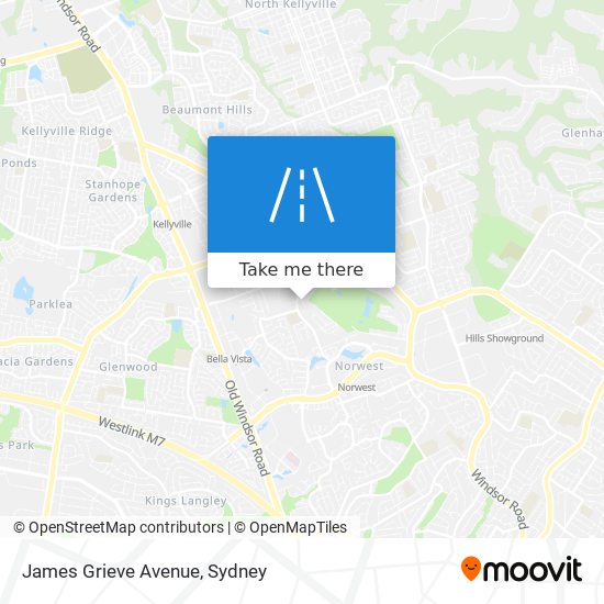 Mapa James Grieve Avenue