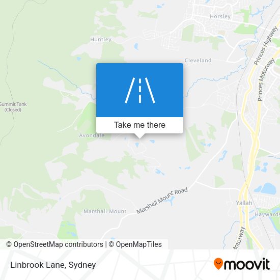 Linbrook Lane map