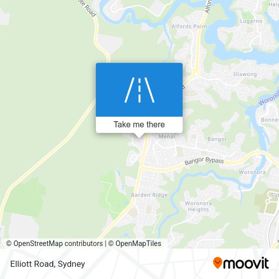 Elliott Road map