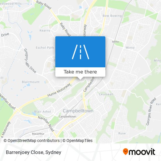 Barrenjoey Close map