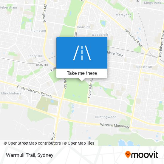 Warmuli Trail map