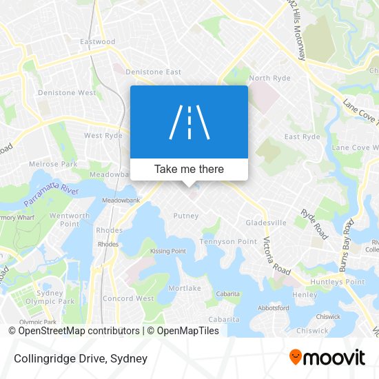 Collingridge Drive map