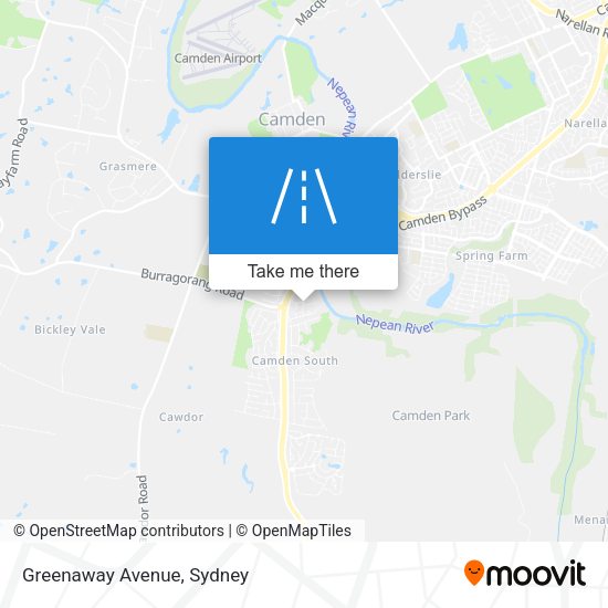 Greenaway Avenue map