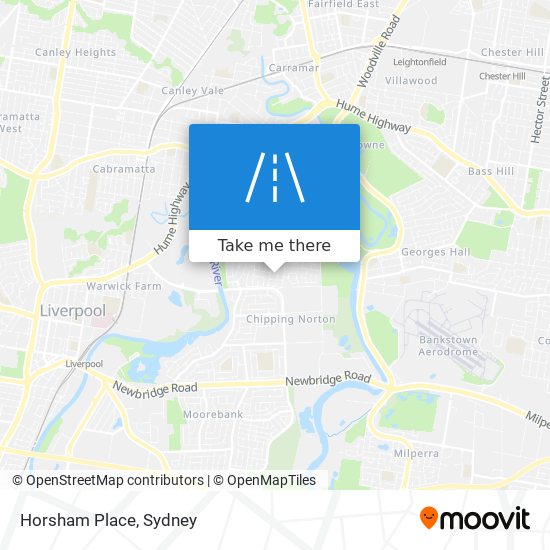 Horsham Place map