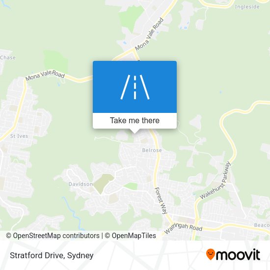 Stratford Drive map