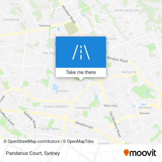 Pandanus Court map