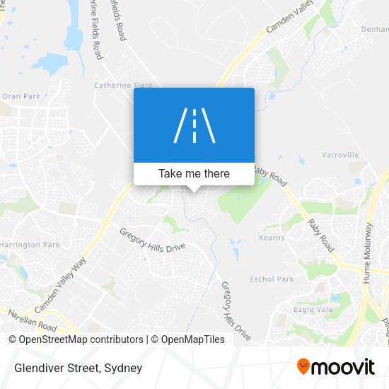Glendiver Street map