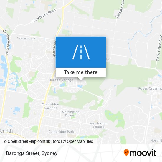 Baronga Street map