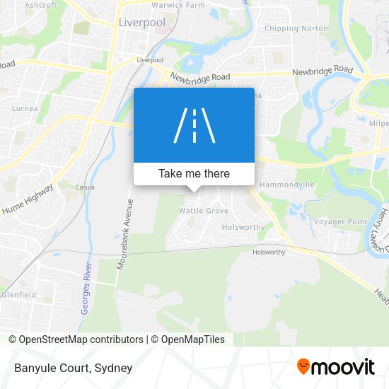 Banyule Court map